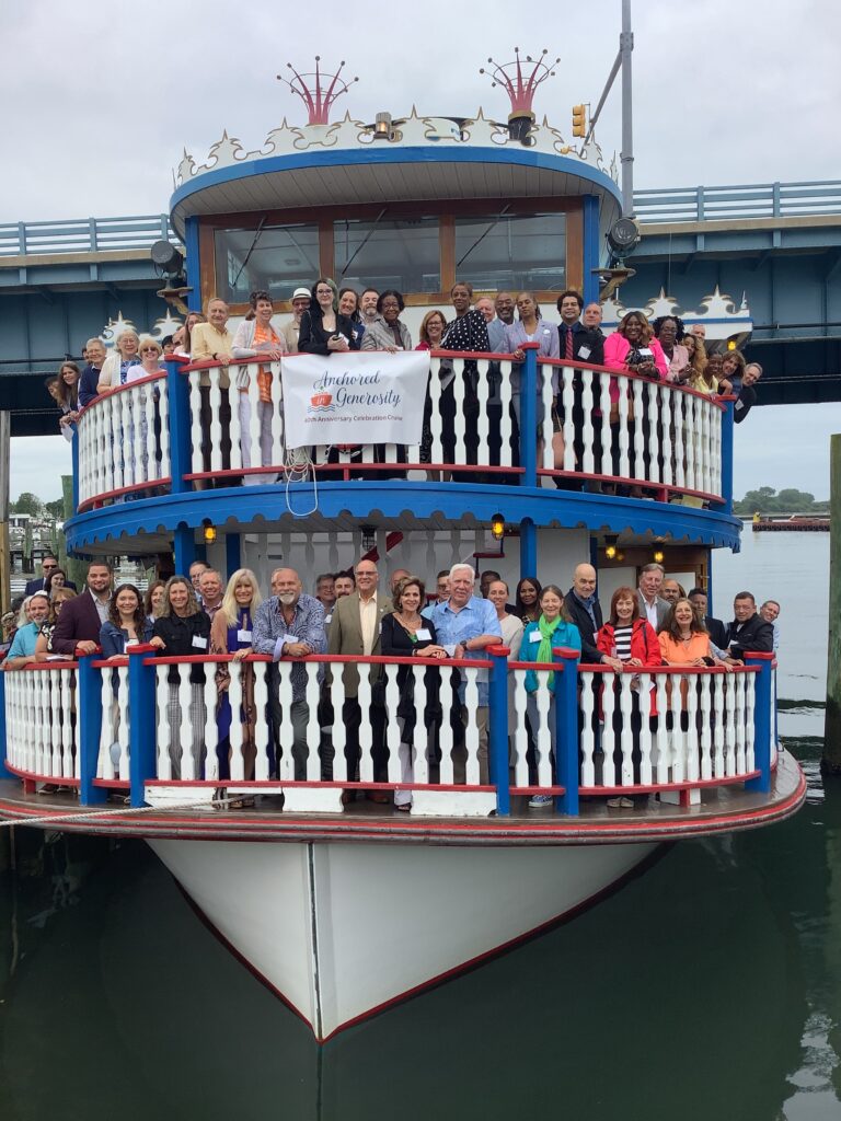 Guests of the UMCF's 40th anniversary celebration, Anchored in Generosity, aboard the River Queen.