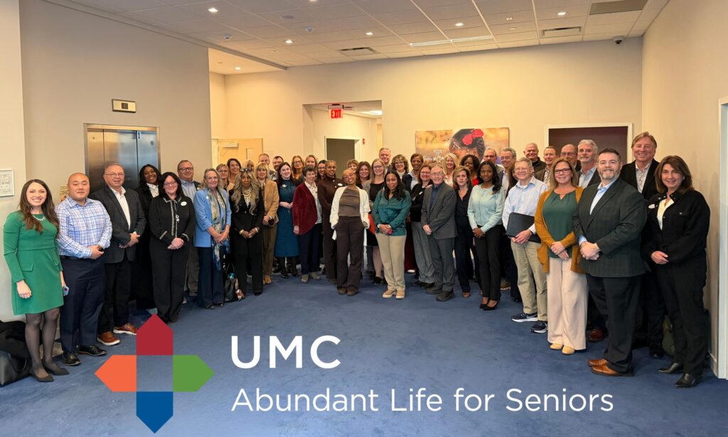 A group photo of UMC and UMC Foundation board members and staff leadership from the 2026 Board Retreat.